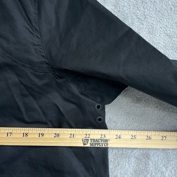 NEW Hunter Women's L Cotton Smock Rain Jacket Hooded Black - Picture 6 of 11